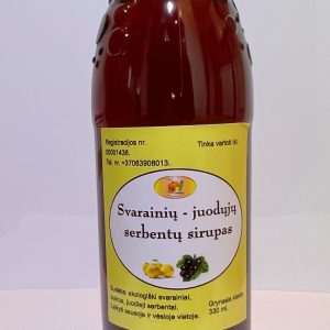 Svarainių ir juodųjų serbentų sirupas